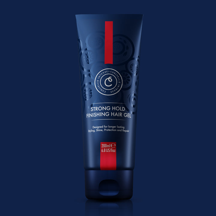 Gel de finition pour cheveux à tenue forte